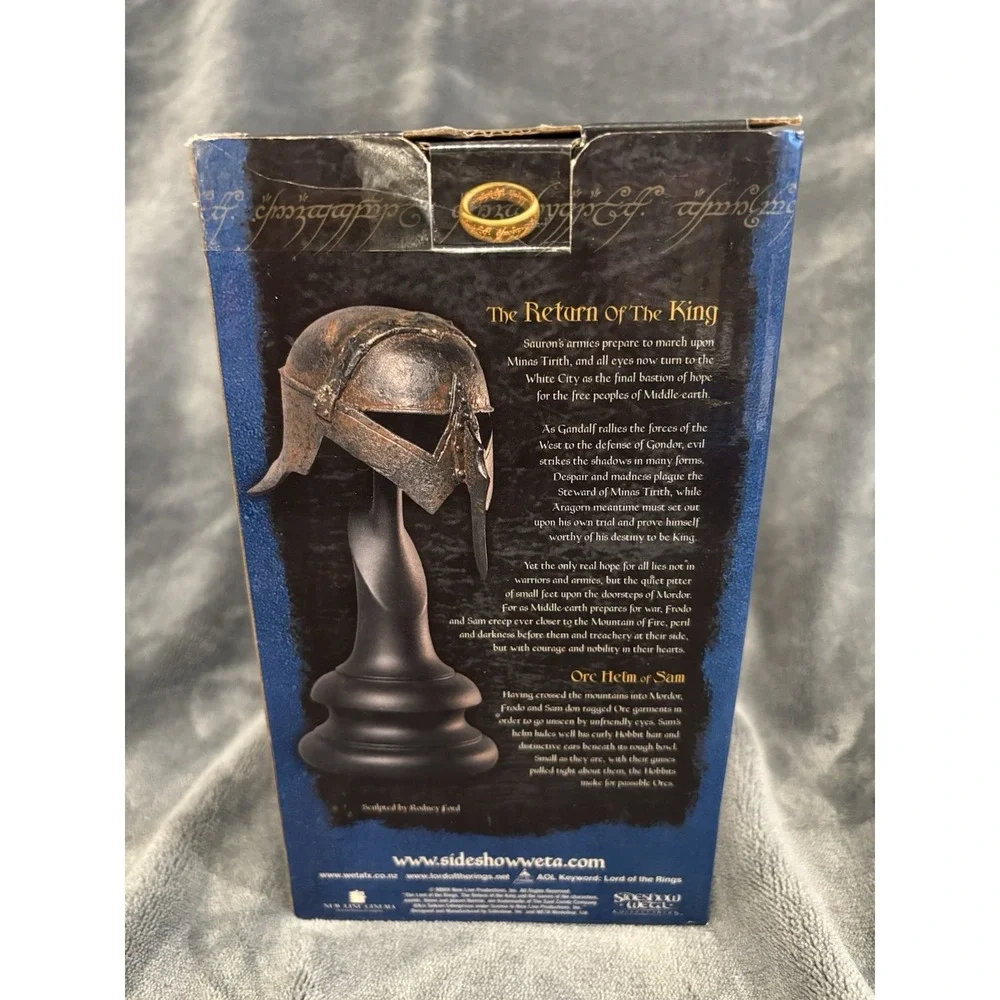 LOTR Orc Helm of Sam 937/2500 Return of the King Sideshow Weta Collectible c2004